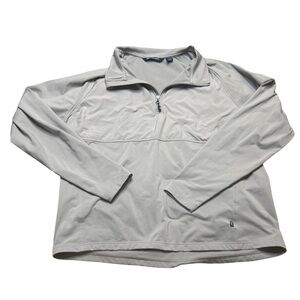 ✨⛳ Cutter & Buck Adapt Hybrid Quarter Zip Pullover Gray XL ⛳✨